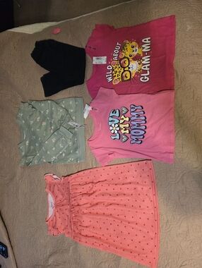 Girls Lot Of 5 Clothes Size 3t